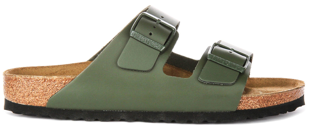 Birkenstock Arizona-sandaler | olivgrön Birko-Flor för män och kvinnor – normal passform