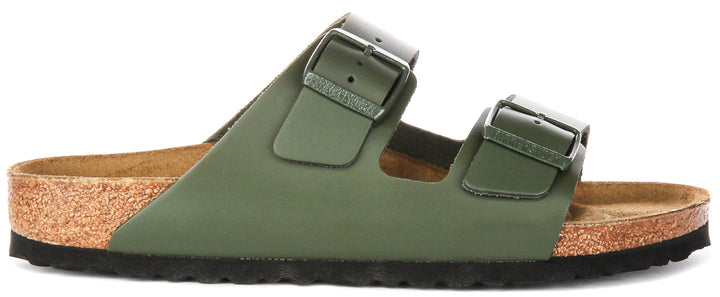 Birkenstock Arizona-sandaler | olivgrön Birko-Flor för män och kvinnor – normal passform