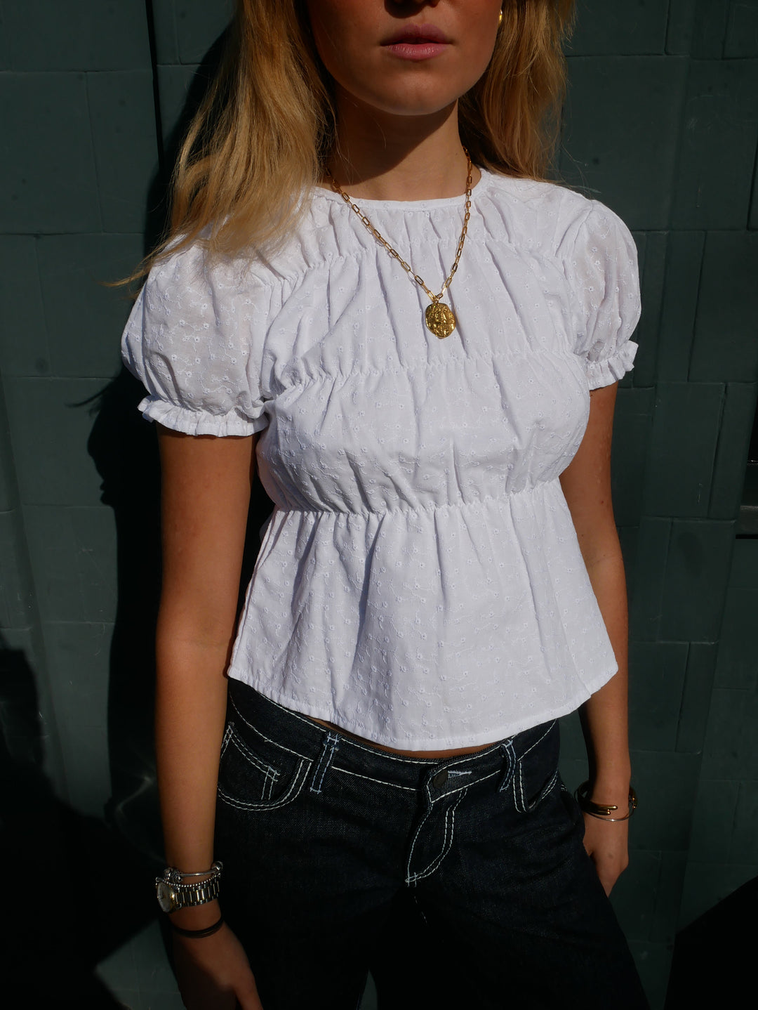 Blouse Etta - Blanche