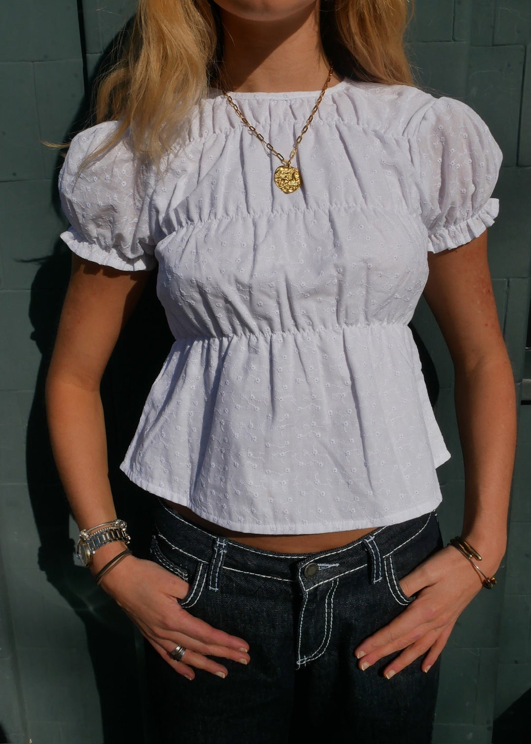 Blouse Etta - Blanche