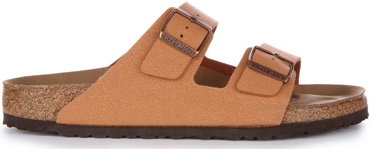 Birkenstock Arizona-sandaler | Persikofärgad Birko-Flor – veganvänliga för män och kvinnor