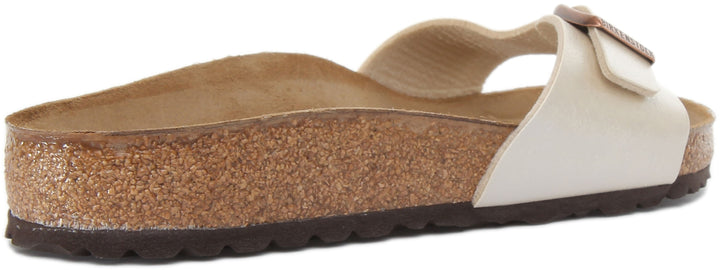 Birkenstock Madrid-sandaler | Vit Birko-Flor för kvinnor