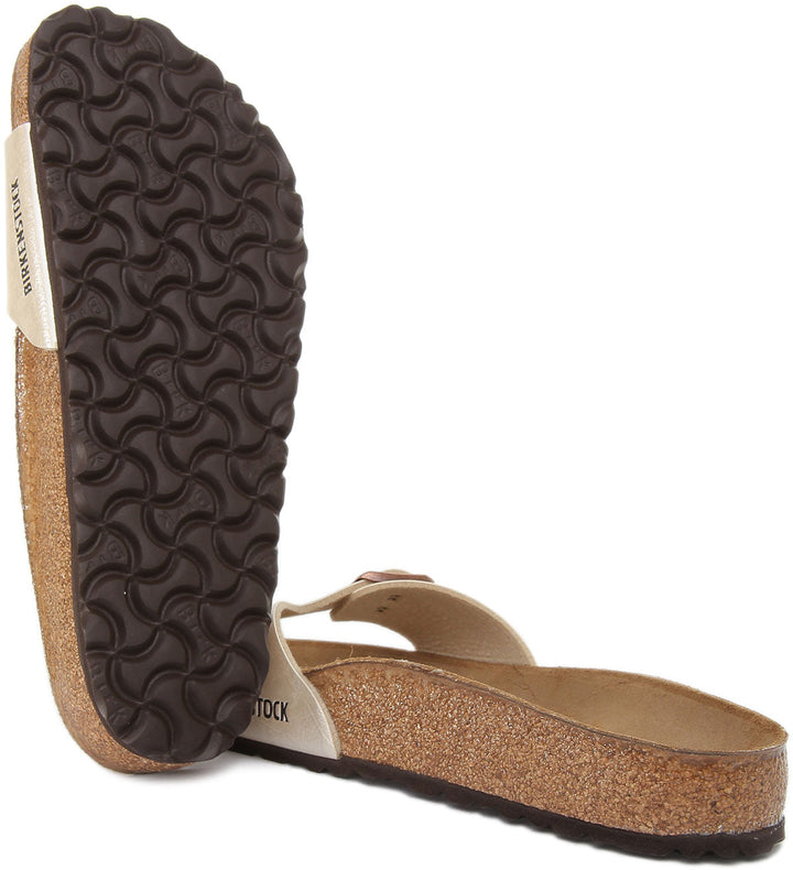 Birkenstock Madrid-sandaler | Vit Birko-Flor för kvinnor