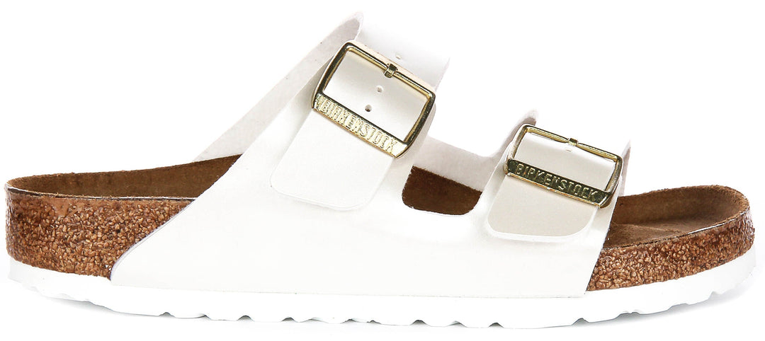 Birkenstock Arizona-sandaler | Pärlvit Birko-Flor för barn – normal passform