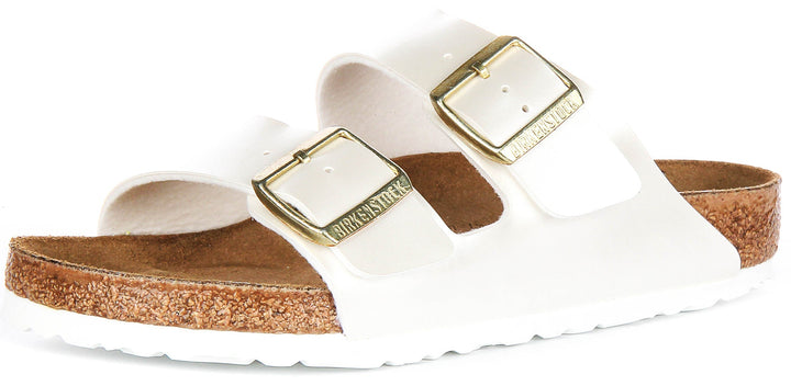 Birkenstock Arizona-sandaler | Pärlvit Birko-Flor för barn – normal passform