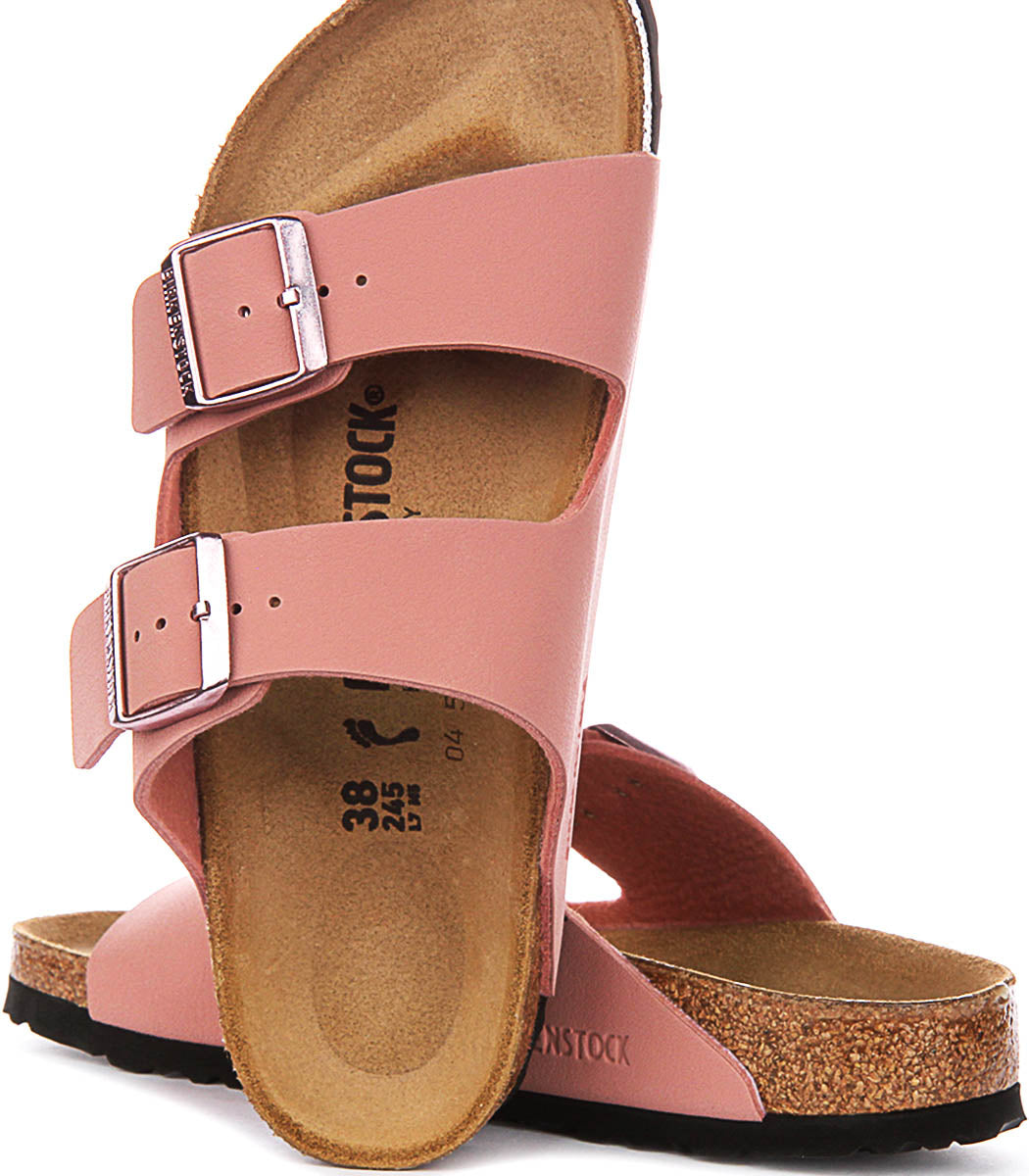 Birkenstock Arizona-sandaler | rosa Birko-Flor för barn – smal passform