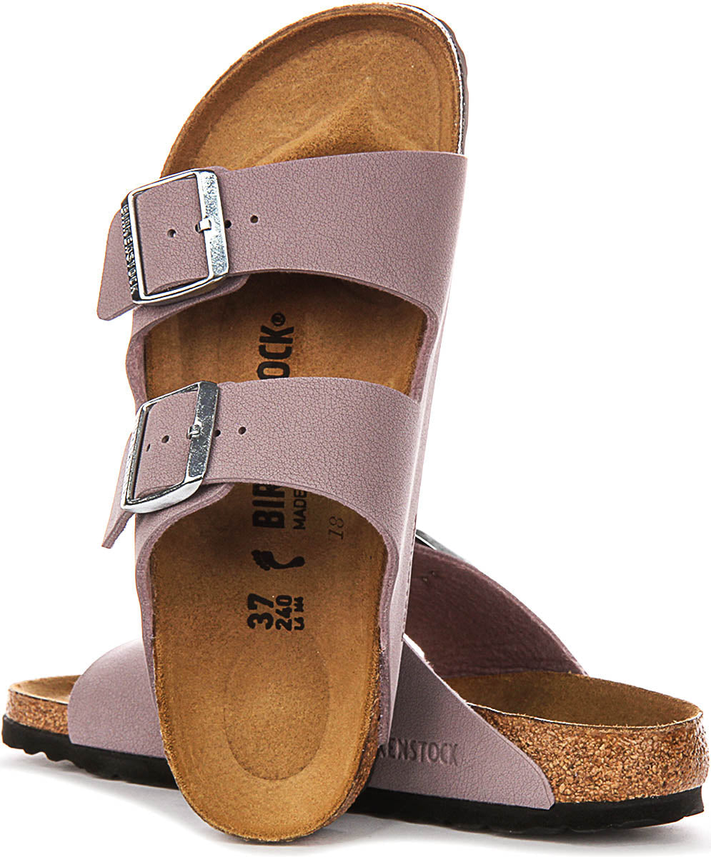 Birkenstock Arizona-sandaler | lila Birko-Flor för barn – smal passform