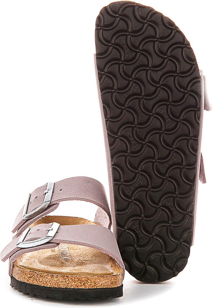 Birkenstock Arizona-sandaler | lila Birko-Flor för barn – smal passform