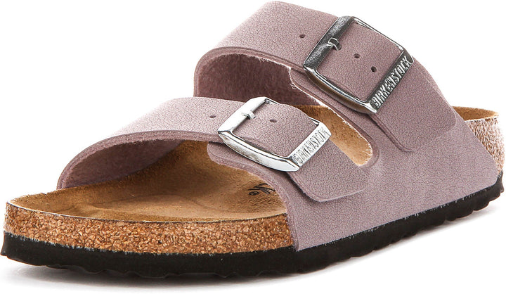 Birkenstock Arizona-sandaler | lila Birko-Flor för barn – smal passform