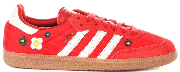 Adidas Samba OG X Liberty Print In Red White For Women
