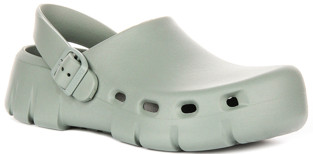 Birkenstock Birki Flow-träskor | salviagrön EVA för kvinnor – normal passform