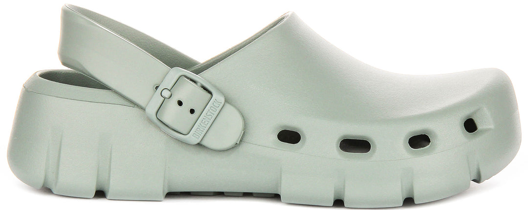 Birkenstock Birki Flow-träskor | salviagrön EVA för kvinnor – normal passform