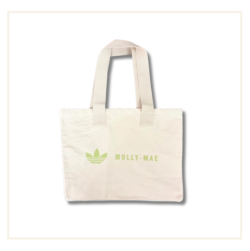 Molly-Mae x adidas Oxford Street Exclusive Matcha Tote Bag