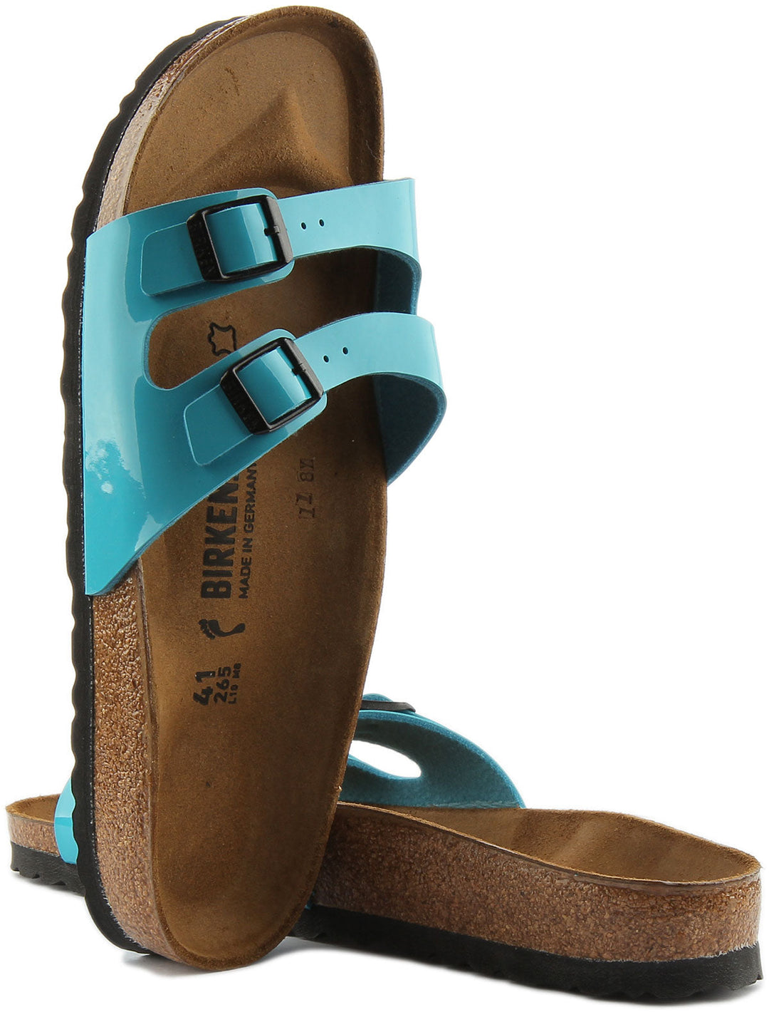 Birkenstock Ibiza-sandaler | Marinblå Birko-Flor för kvinnor