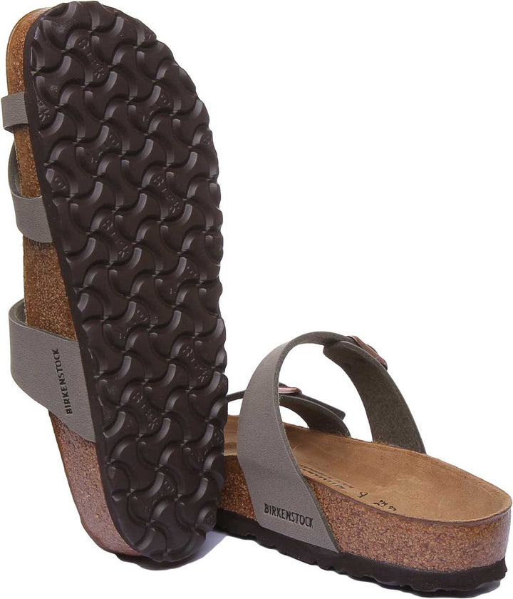 Birkenstock Mayari Sandals | Stone Birko-Flor - Metallic Finish for Women