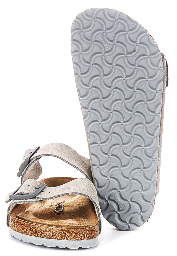 Birkenstock Arizona-sandaler | Stenfärgad Birko-Flor för kvinnor – normal passform