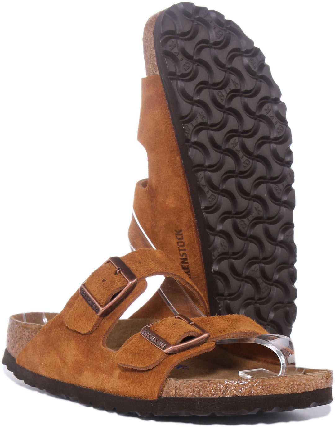 Birkenstock Arizona-sandaler | Brunt mockaläder för kvinnor