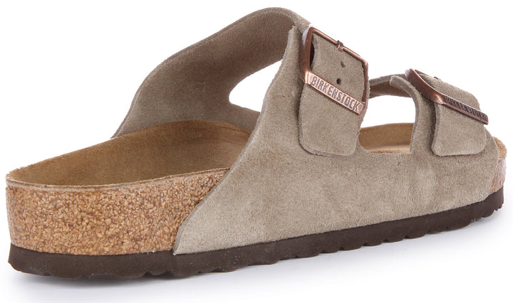 Birkenstock Arizona-sandaler | Taupefärgat mockaläder för män och kvinnor