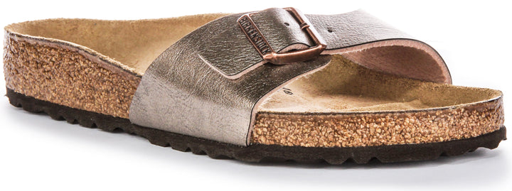 Birkenstock Madrid-sandaler | Taupefärgad Birko-Flor för kvinnor