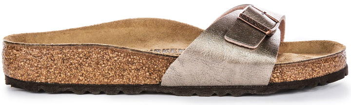 Birkenstock Madrid-sandaler | Taupefärgad Birko-Flor för kvinnor