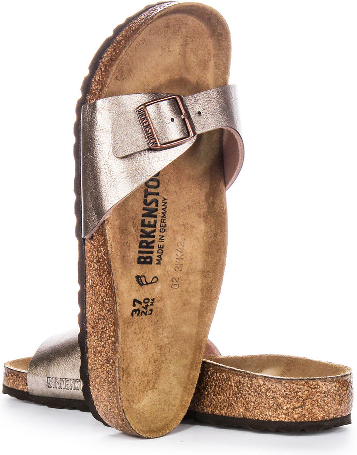 Birkenstock Madrid-sandaler | Taupefärgad Birko-Flor för kvinnor
