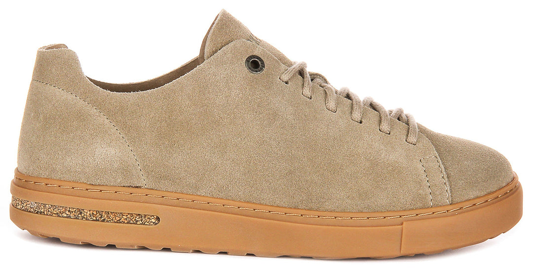 Birkenstock Bend Low Trainers | Taupe suede leather for Men and Women