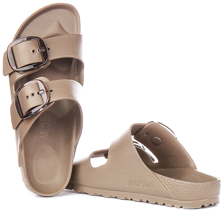 Birkenstock Arizona-sandalen | taupe EVA – Big Buckle voor dames – smalle pasvorm