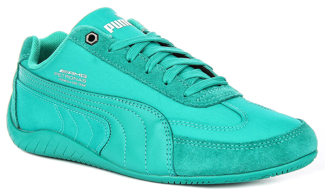 Puma Mercedes Speedcat i blågrönt för kvinnor