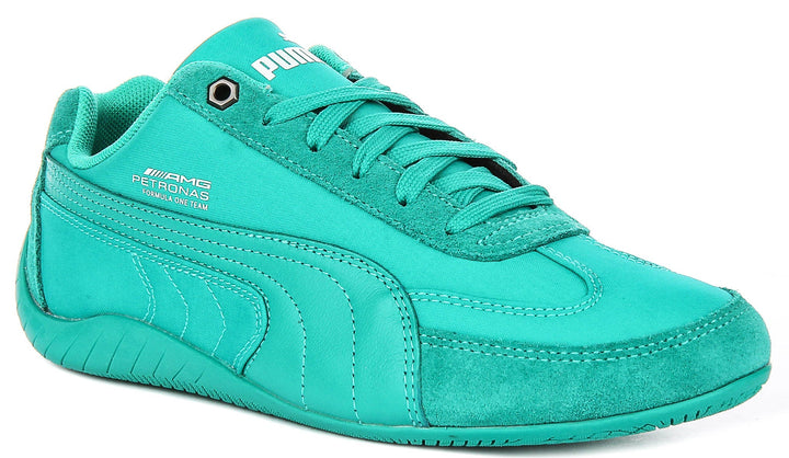 Puma Mercedes Speedcat i blågrönt för kvinnor