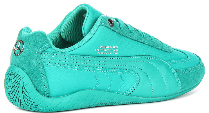Puma Mercedes Speedcat i blågrönt för kvinnor