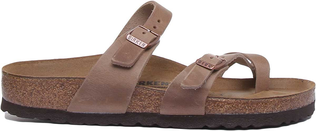 Birkenstock Mayari-sandaler | Tobaksfärgat äkta läder för kvinnor