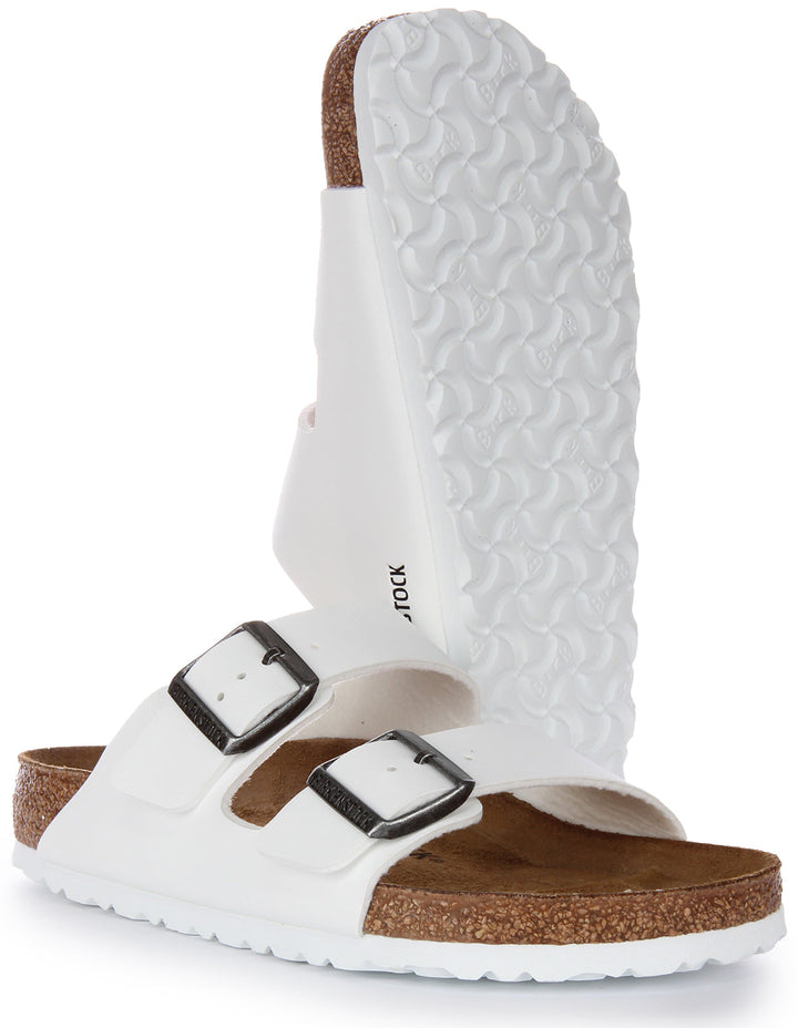 Birkenstock Arizona-sandaler | Vit Birko-Flor för kvinnor