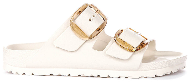 Birkenstock Arizona-sandaler | Vit EVA – Big Buckle för män och kvinnor – smal läst