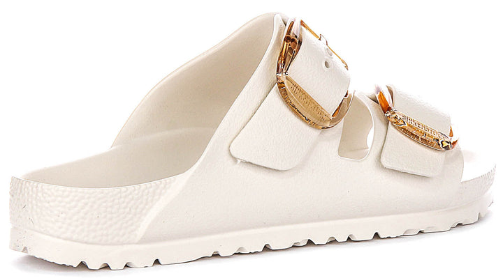 Birkenstock Arizona-sandaler | Vit EVA – Big Buckle för män och kvinnor – smal läst