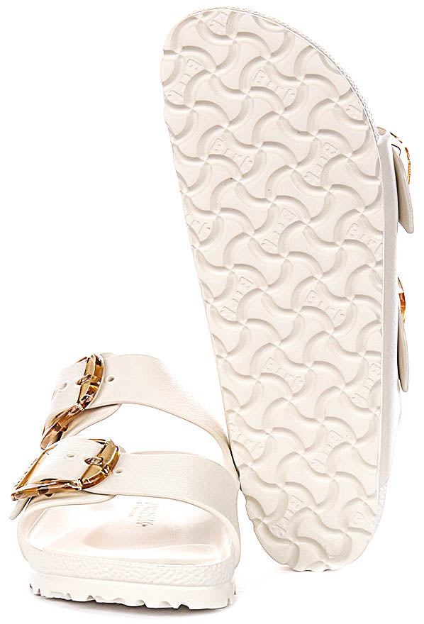 Birkenstock Arizona-sandaler | Vit EVA – Big Buckle för män och kvinnor – smal läst