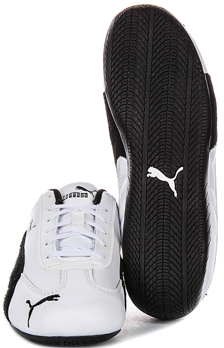 Puma Speedcat Leather In White Black For Unisex