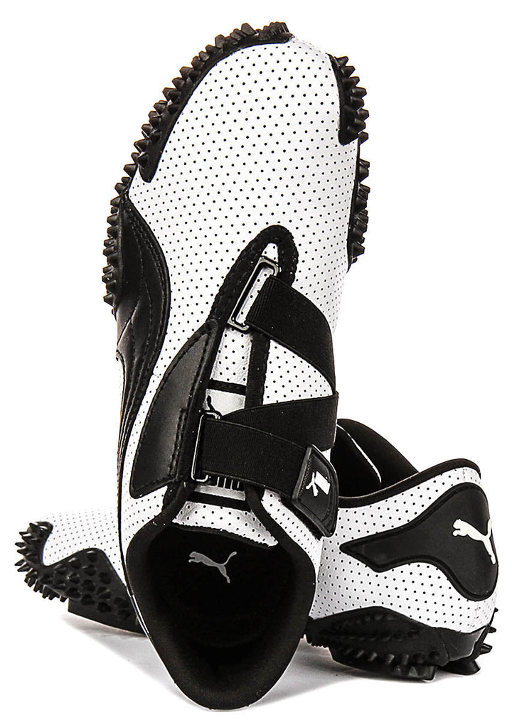 Puma Mostro Perf in wit en zwart