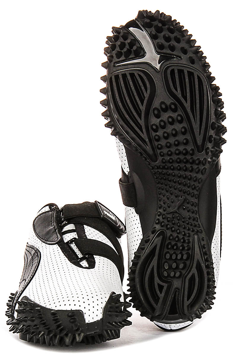 Puma Mostro Perf in wit en zwart