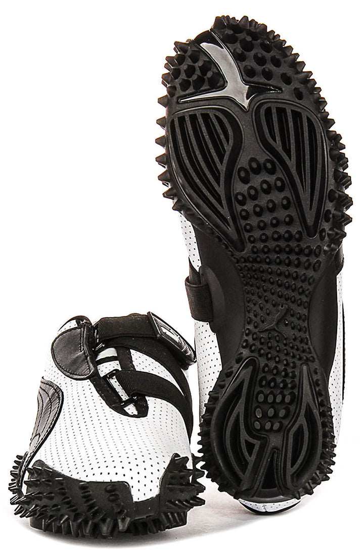 Puma Mostro Perf in wit en zwart