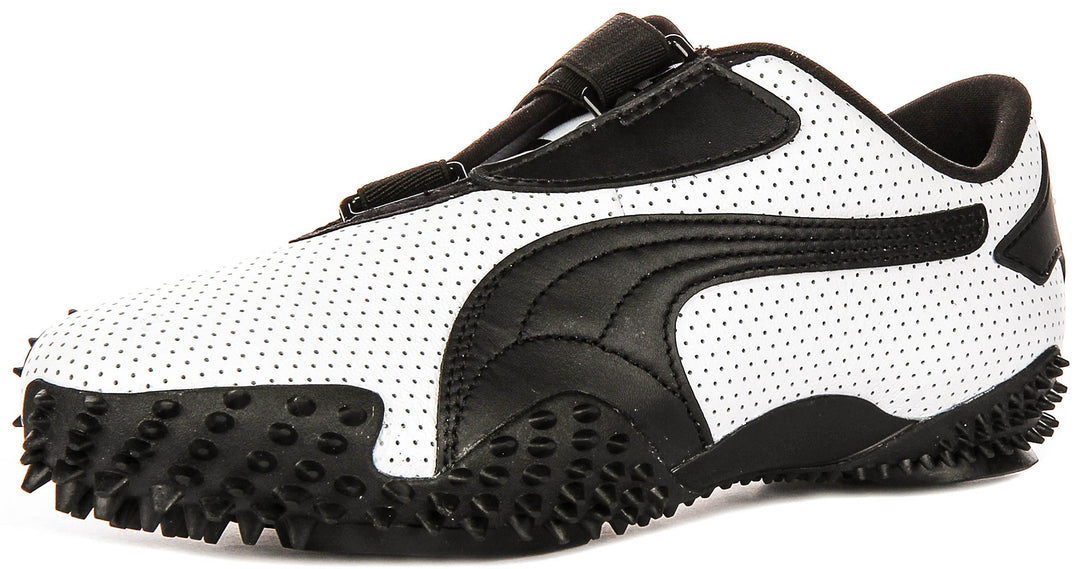 Puma Mostro Perf in wit en zwart