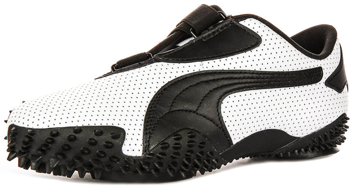 Puma Mostro Perf in wit en zwart