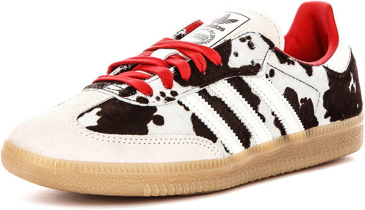 Adidas Samba OG W In White Black Cow Print For Women