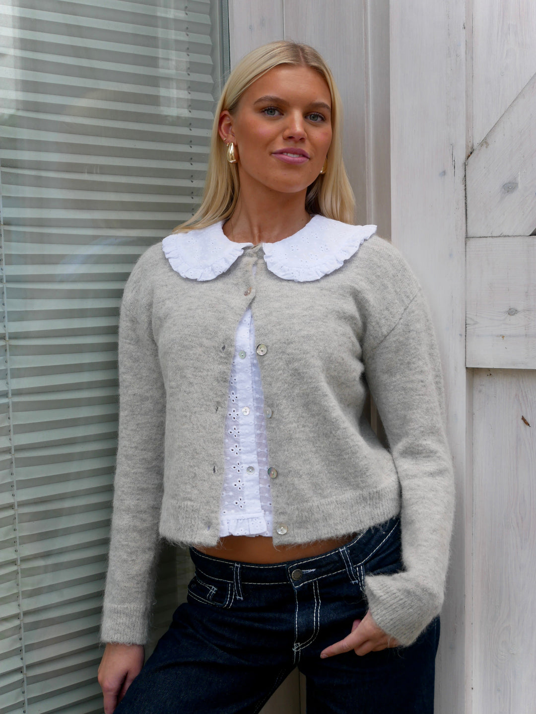 Cardigan Elsa - Gris clair