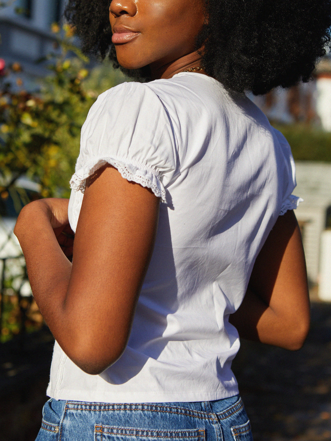 Haut Iris - Blanc